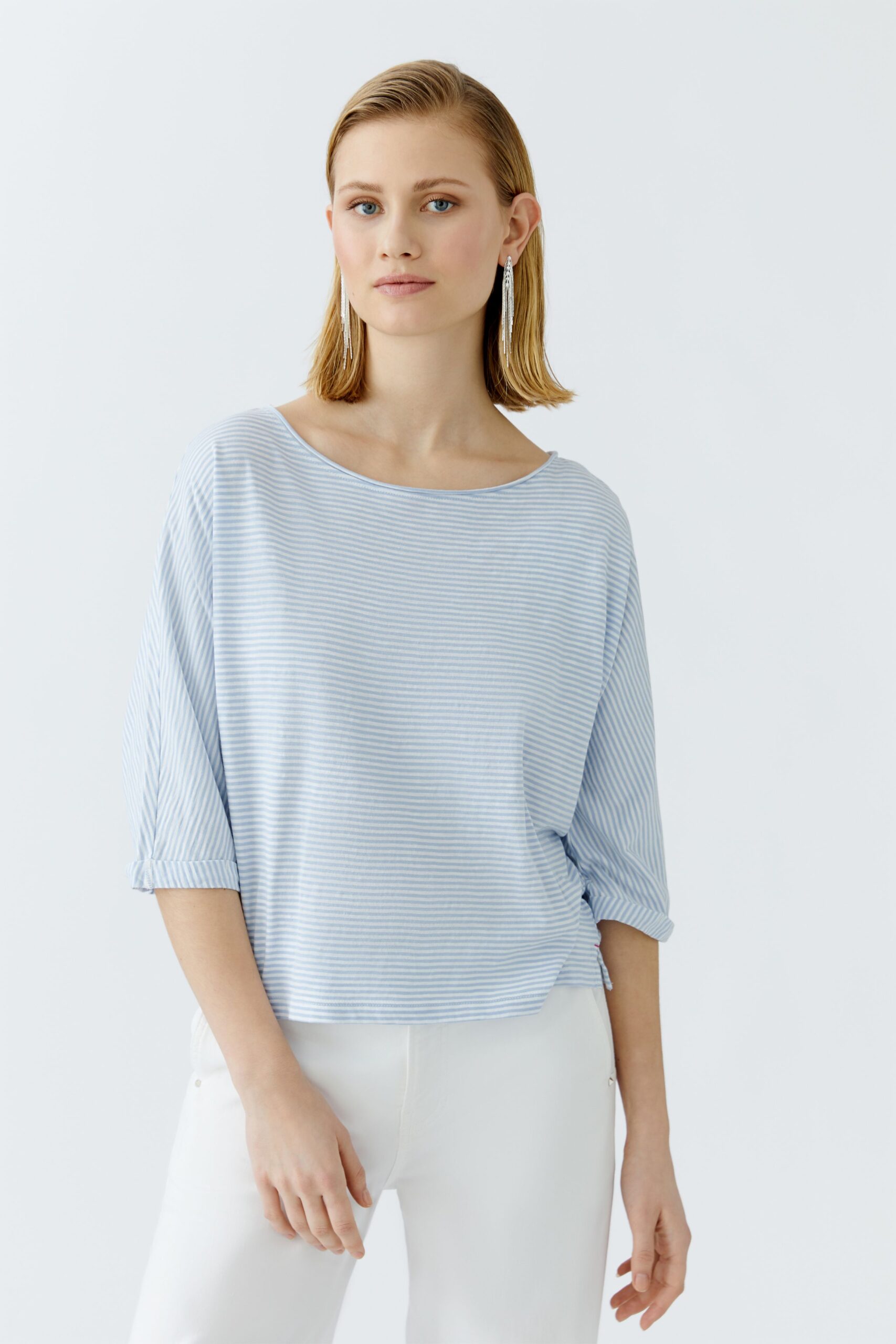 OUI Stripe Cotton Tee - Image 2