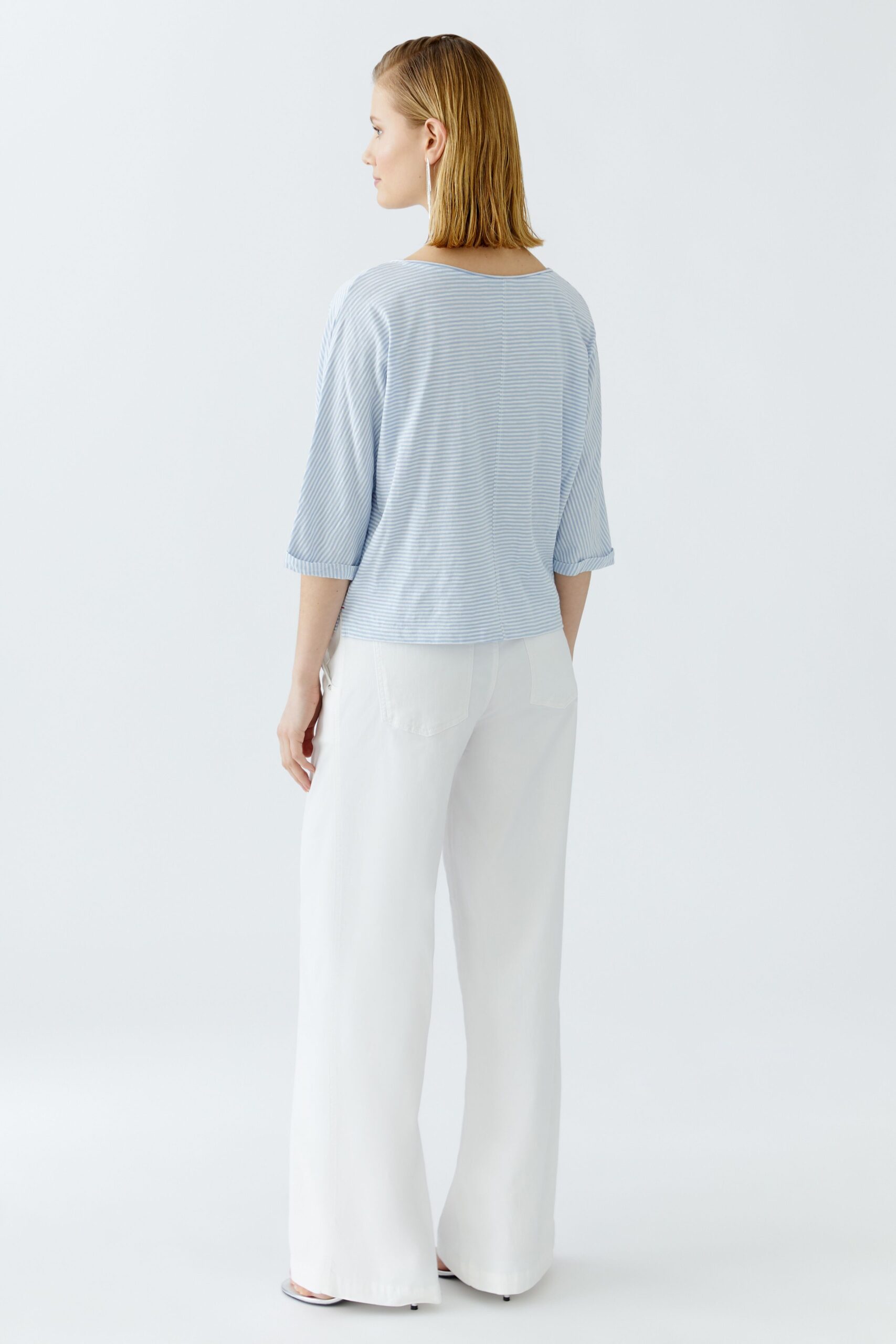 OUI Stripe Cotton Tee - Image 3